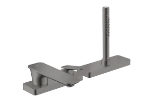 Axor Citterio C Bath Mixers Concealed 555 X 283 X 230mm Gunmetal/chrome - Polished