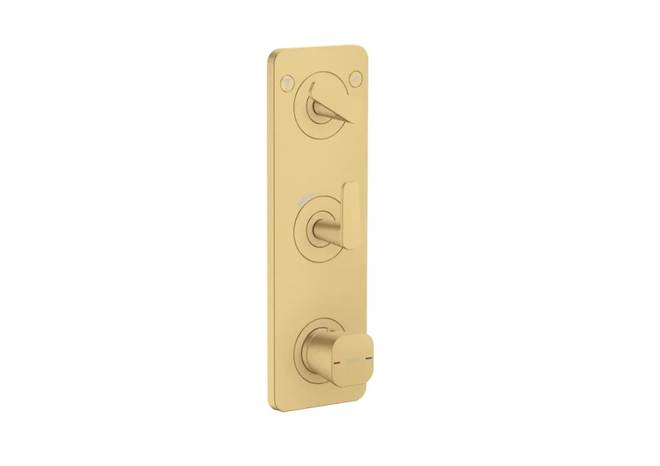 Axor Citterio C Thermostatic Shower Mixer Concealed 458 X 247 X 107mm Gold - Brushed product image - Image 1