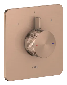 Axor Citterio C Shower Mixers Concealed 262 X 233 X 168mm Rose Gold/gold - Brushed