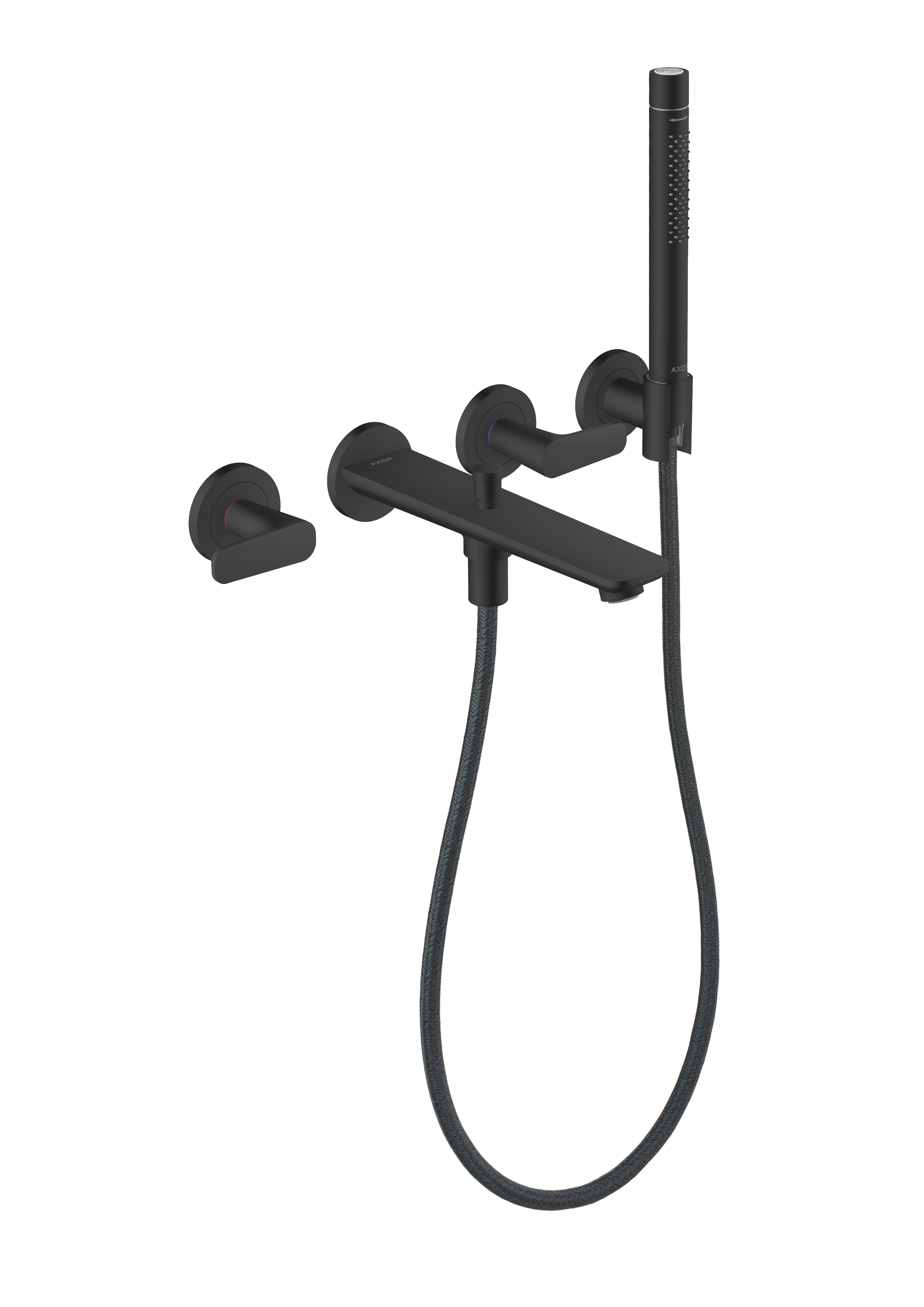 Axor Citterio C Bath Mixers Concealed 504 X 269 X 131mm Black - Matt