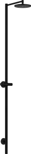 Axor Starck Shower Columns 1190 X 390 X 265mm Black - Matt