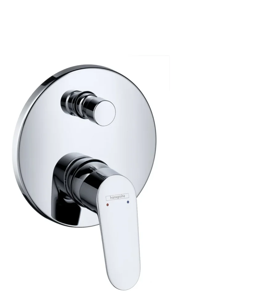 Hansgrohe Focus Bath Mixers Concealed 230 X 180 X 135mm Chrome product image - Image 1