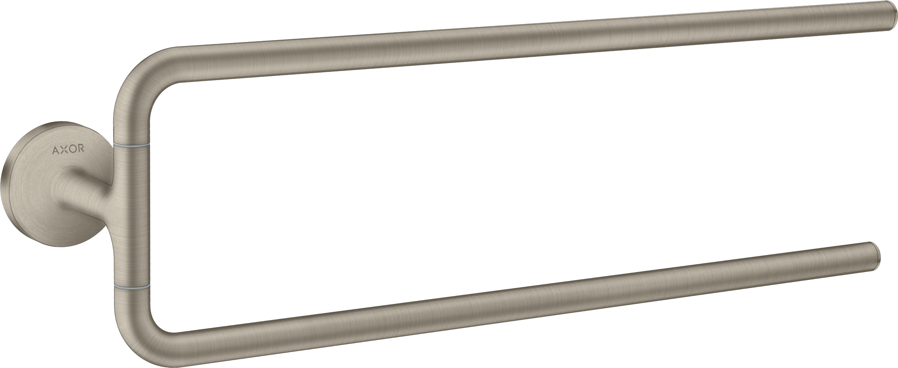 Axor Universal Circular Towel Holder 466 X 130 X 72mm Nickel - Brushed