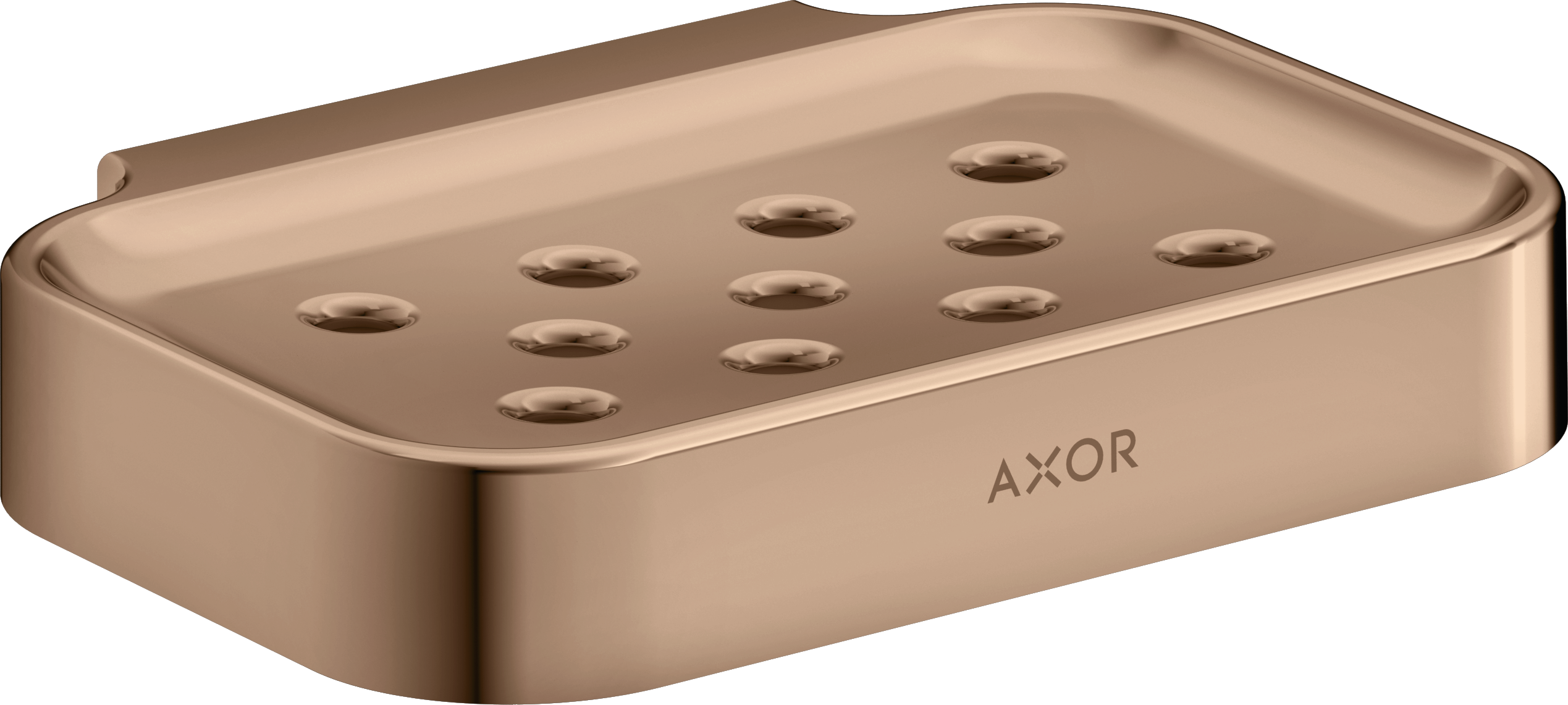 Axor Universal Circular Soap Dishes /-basket 130 X 110 X 87mm Rose Gold/gold - Polished