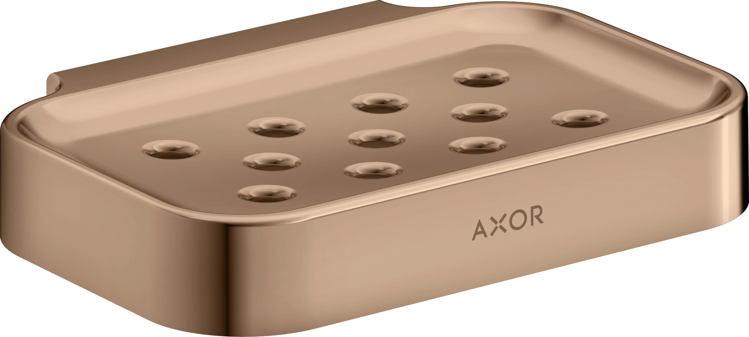 Axor Universal Circular Soap Dishes /-basket 130 X 110 X 87mm Rose Gold/gold - Polished