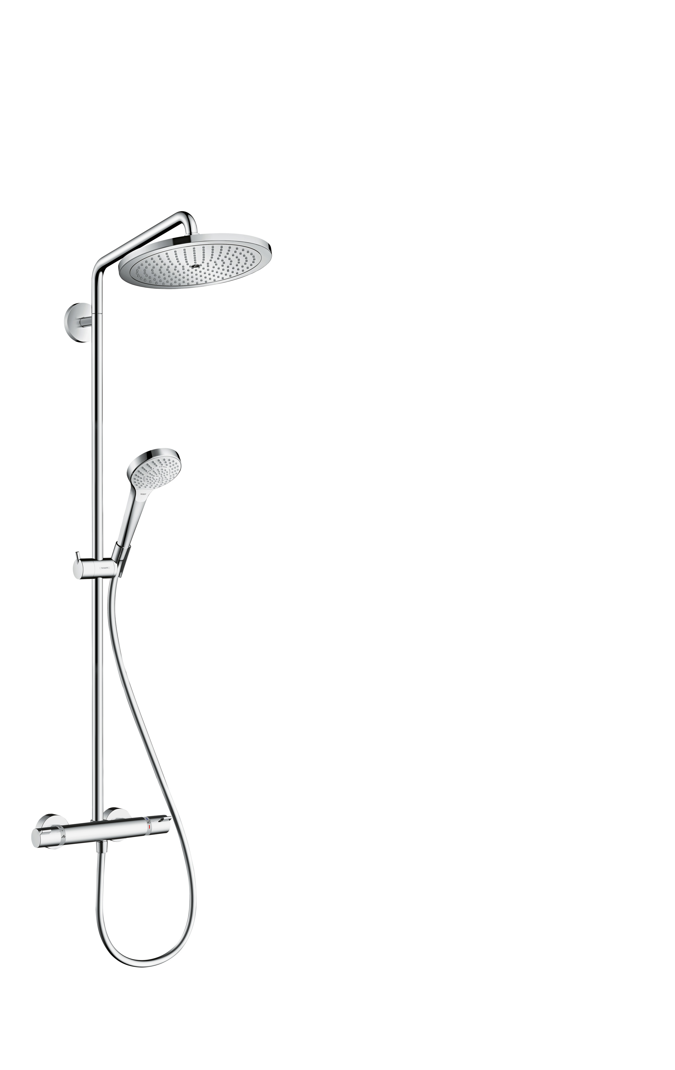 Hansgrohe Croma Select S Showerpipes With Thermostatic Mixer 1100 X 360 X 115mm Chrome