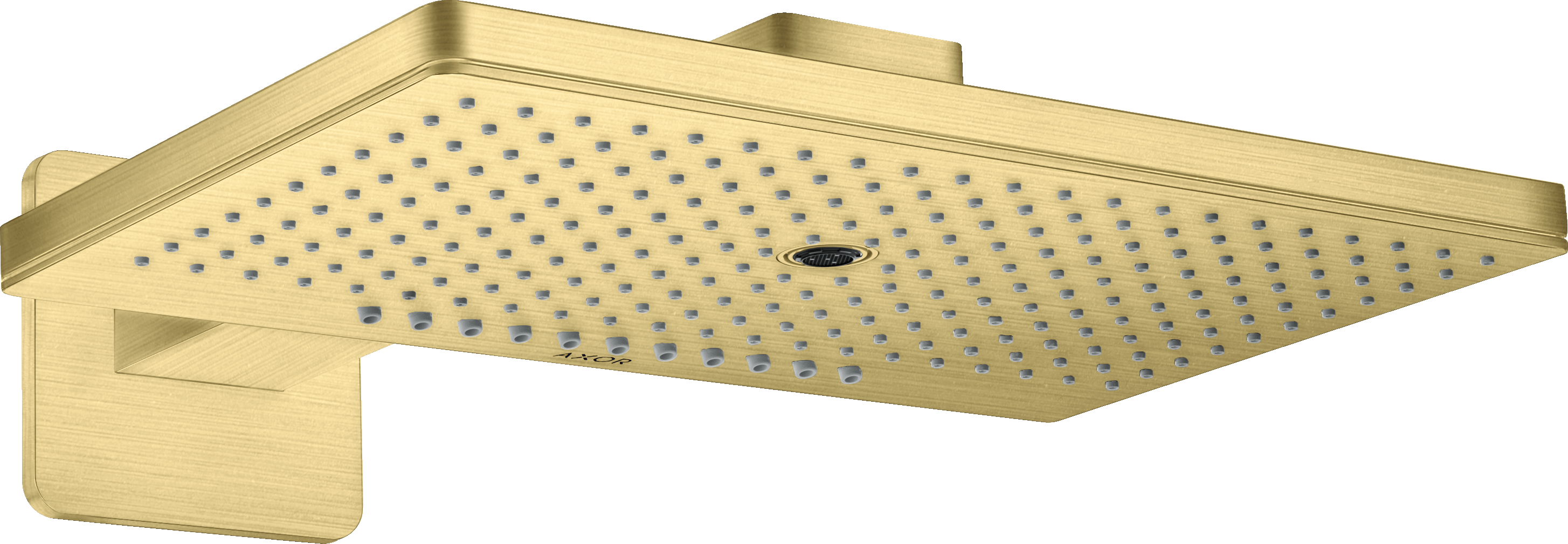 Axor Showersolutions Overhead Showers 590 X 390 X 220mm Brass - Brushed