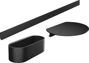 Hansgrohe Wallstoris Accessories Sets 1070 X 187 X 85mm Black - Matt