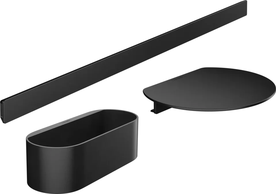 Hansgrohe Wallstoris Accessories Sets 1070 X 187 X 85mm Black - Matt product image - Image 1