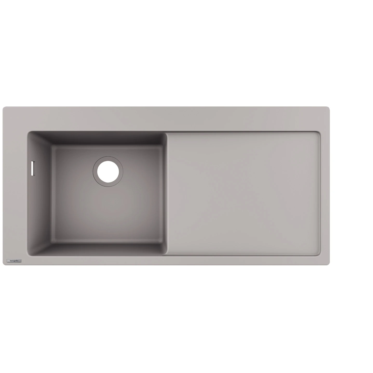 Hansgrohe S51 Sinks 1160 X 590 X 315mm Concrete/grey