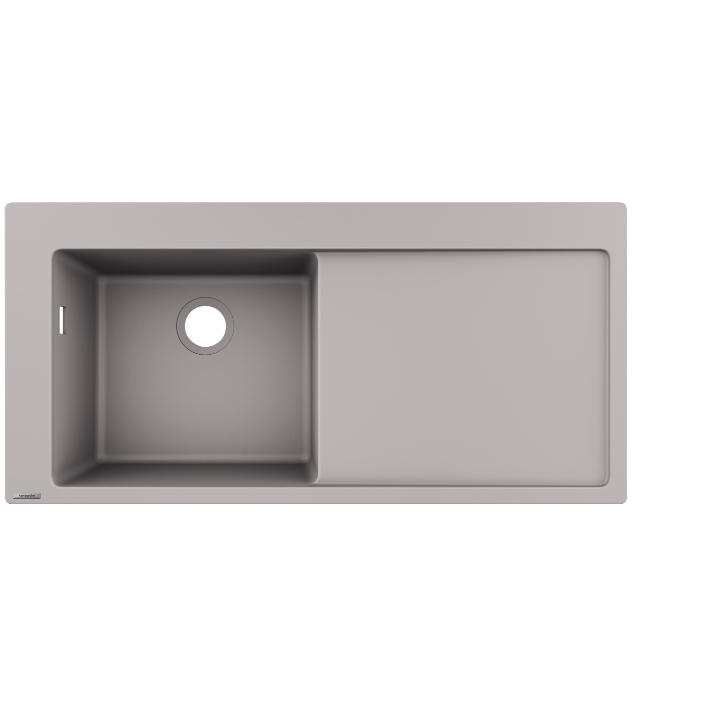 Hansgrohe S51 Sinks 1160 X 590 X 315mm Concrete/grey