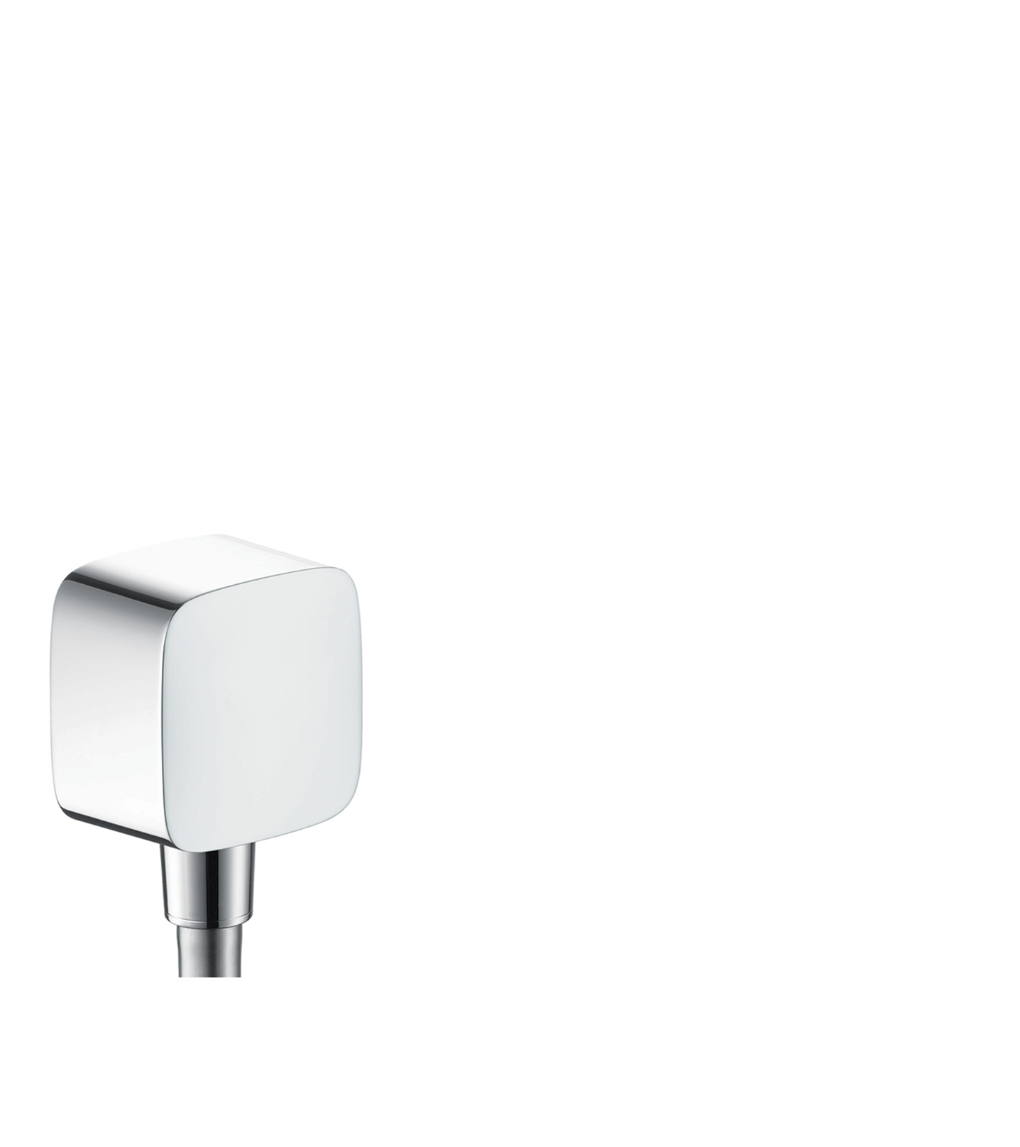 Hansgrohe Fixfit Wall Outlet 113 X 62 X 40mm Brass - Brushed