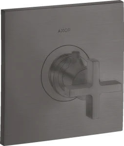 Axor Citterio Thermostatic Shower Mixer Concealed 217 X 187 X 135mm Gunmetal/chrome - Brushed