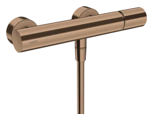 Axor Uno Shower Mixers Exposed 330 X 220 X 155mm Rose Gold/gold - Brushed