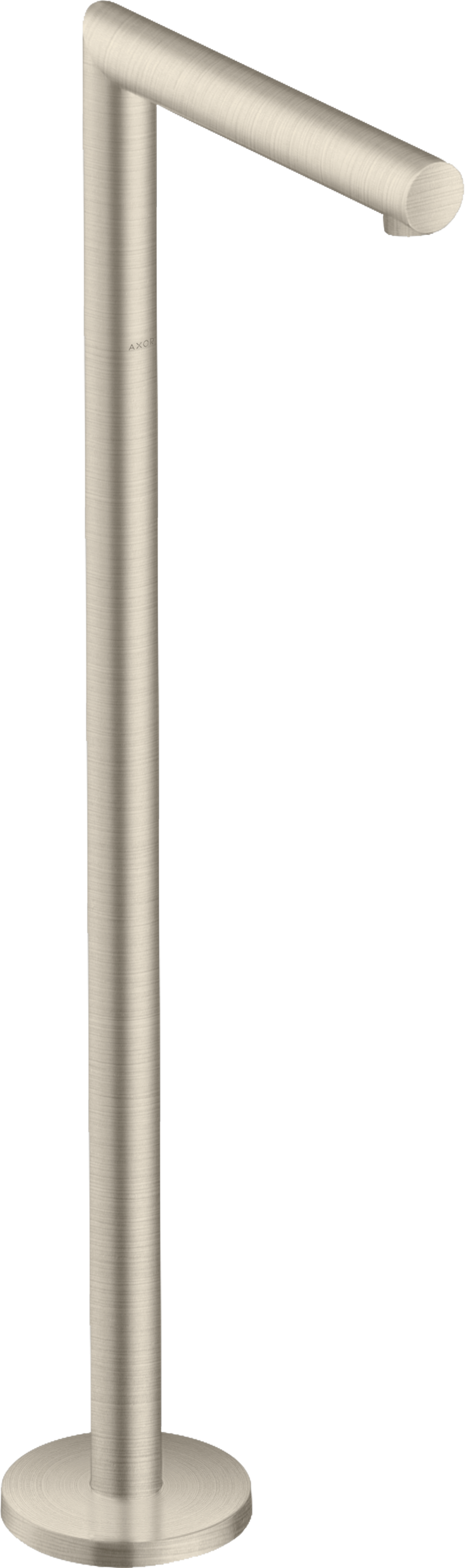 Axor Uno Bath Fillers 1205 X 380 X 225mm Nickel - Brushed