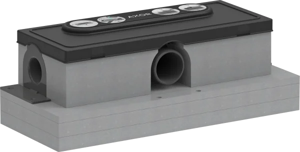 Axor Ubox Universal Concealed Basic Set Shower Wastes 425 X 175 X 150mm