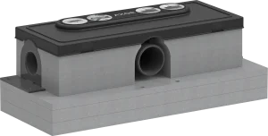 Axor Ubox Universal Concealed Basic Set Shower Wastes 425 X 175 X 150mm