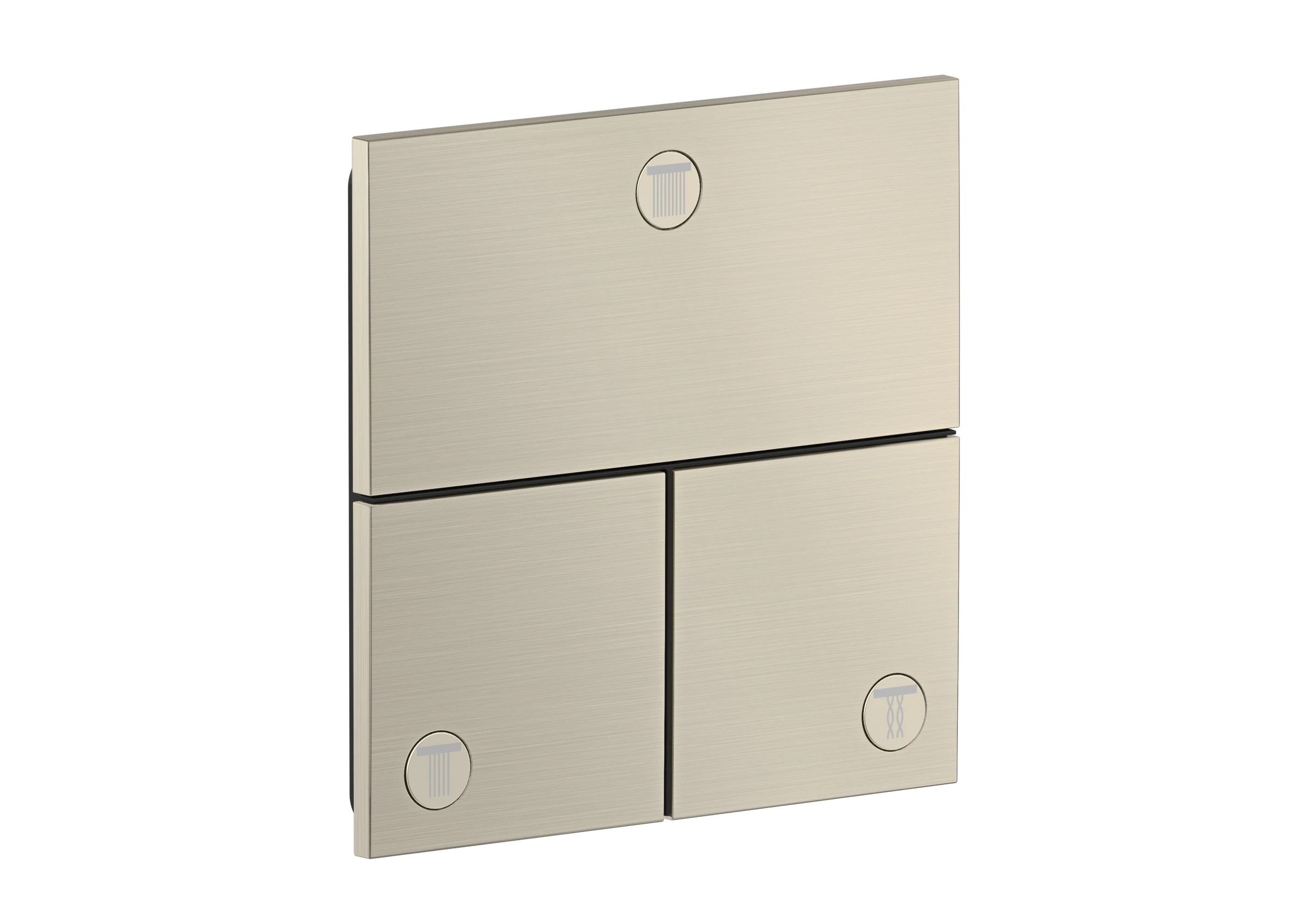 Axor Showerselect Id Valves Concealed 269 X 242 X 179mm Nickel - Brushed