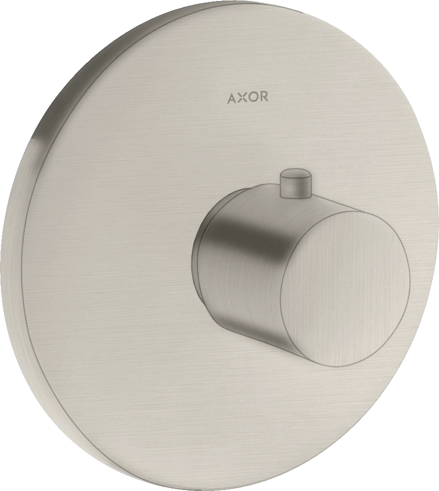 Axor Uno Thermostatic Shower Mixer Concealed 217 X 187 X 135mm Stainless Steel