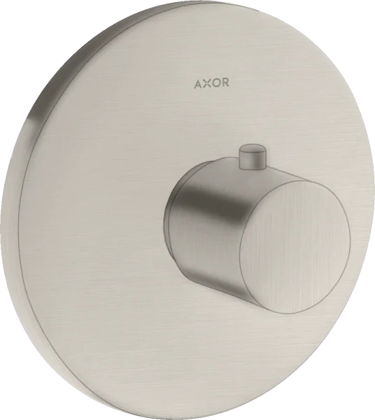 Axor Uno Thermostatic Shower Mixer Concealed 217 X 187 X 135mm Stainless Steel