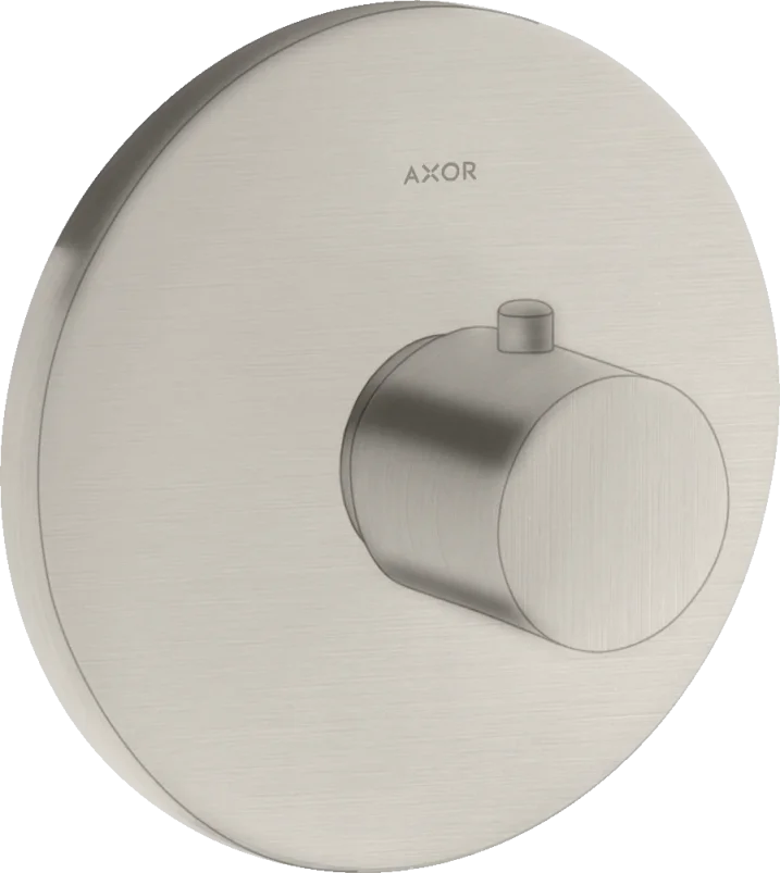 Axor Uno Thermostatic Shower Mixer Concealed 217 X 187 X 135mm Stainless Steel product image - Image 1