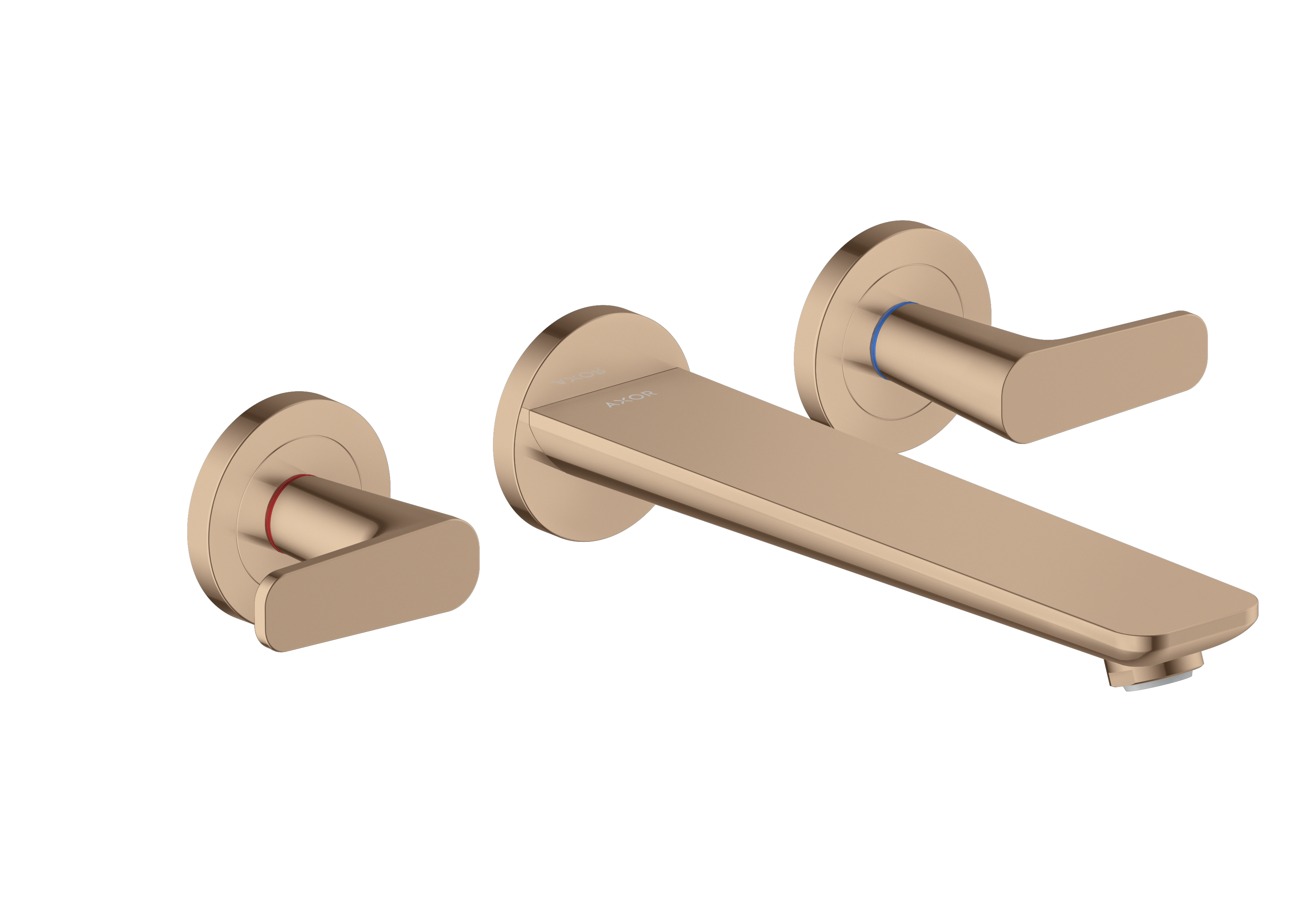 Axor Citterio C Bath Mixers Concealed 458 X 247 X 107mm Rose Gold/gold - Polished