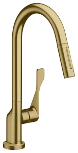 Axor Citterio Manual Kitchen Mixers 550 X 310 X 80mm Brass - Brushed
