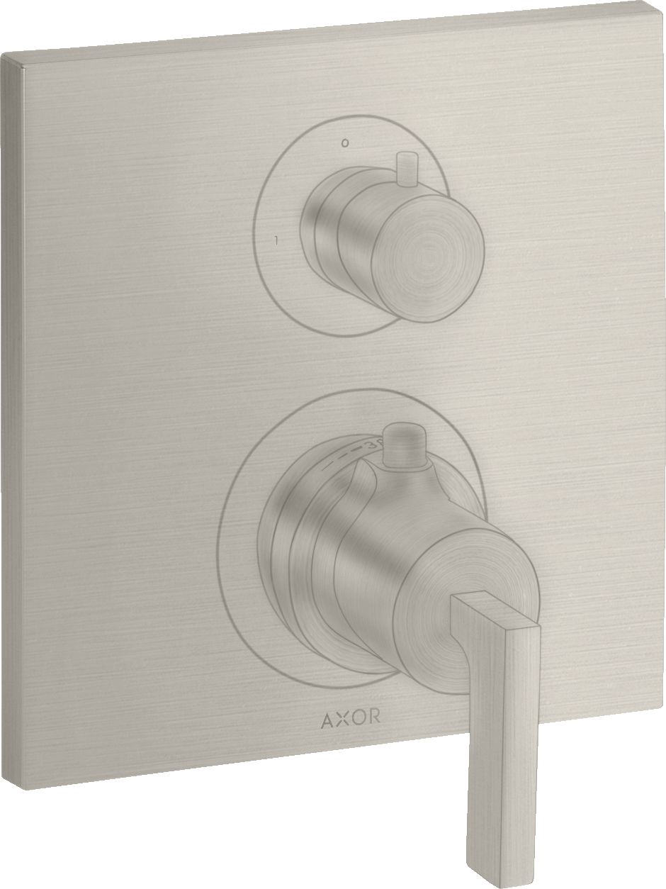 Axor Citterio Thermostatic Shower Mixer Concealed 217 X 187 X 135mm Stainless Steel