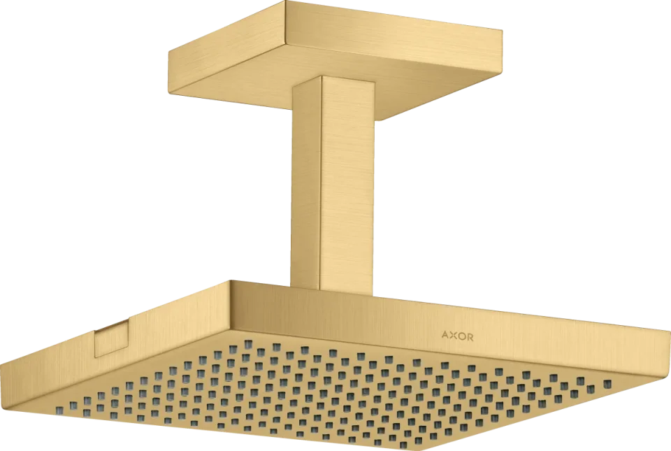 Axor Showersolutions Overhead Showers 365 X 264 X 212mm Gold - Brushed product image - Image 1