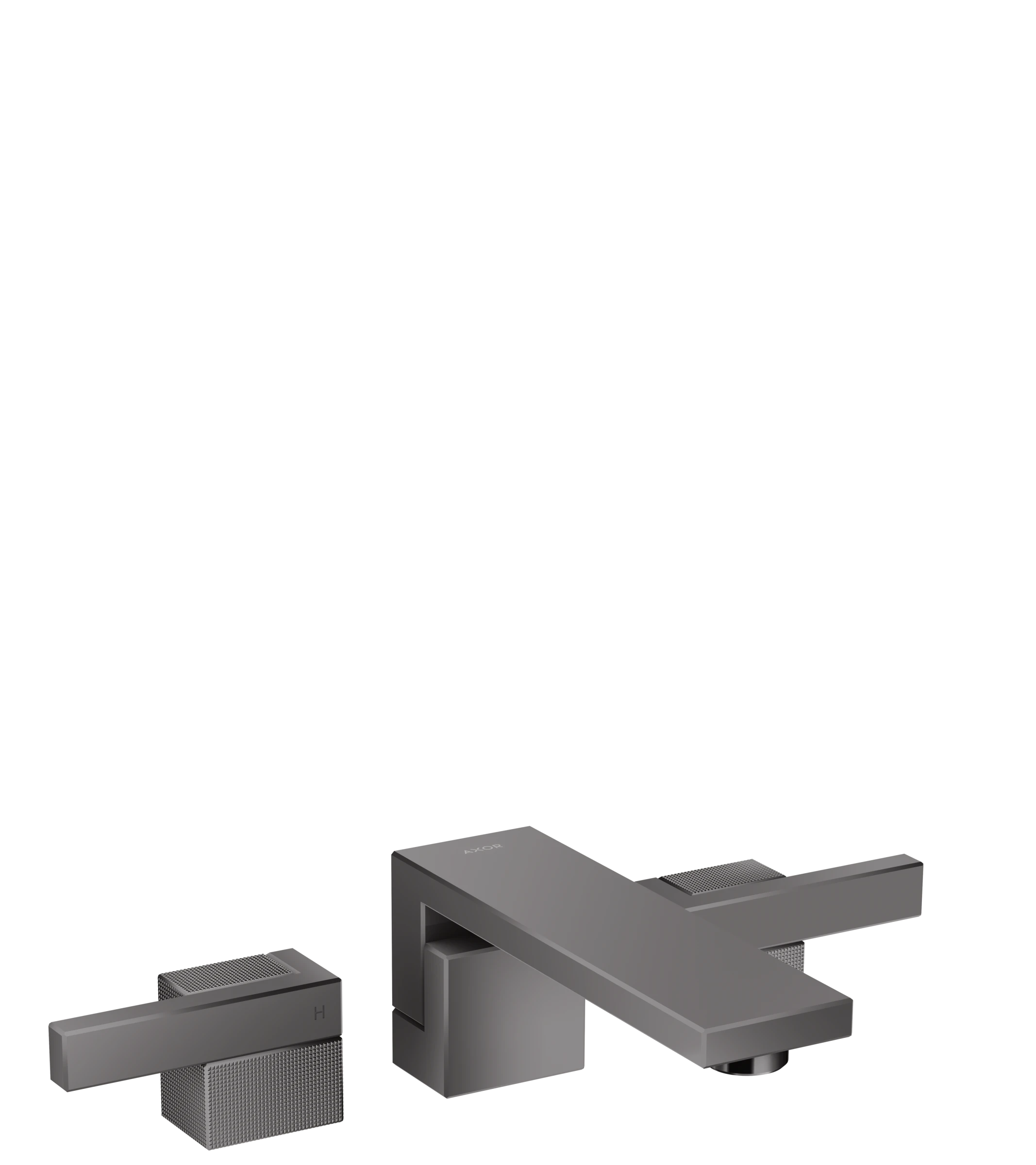 Axor Edge Manual Mixers 517 X 309 X 139mm Gunmetal/chrome - Polished