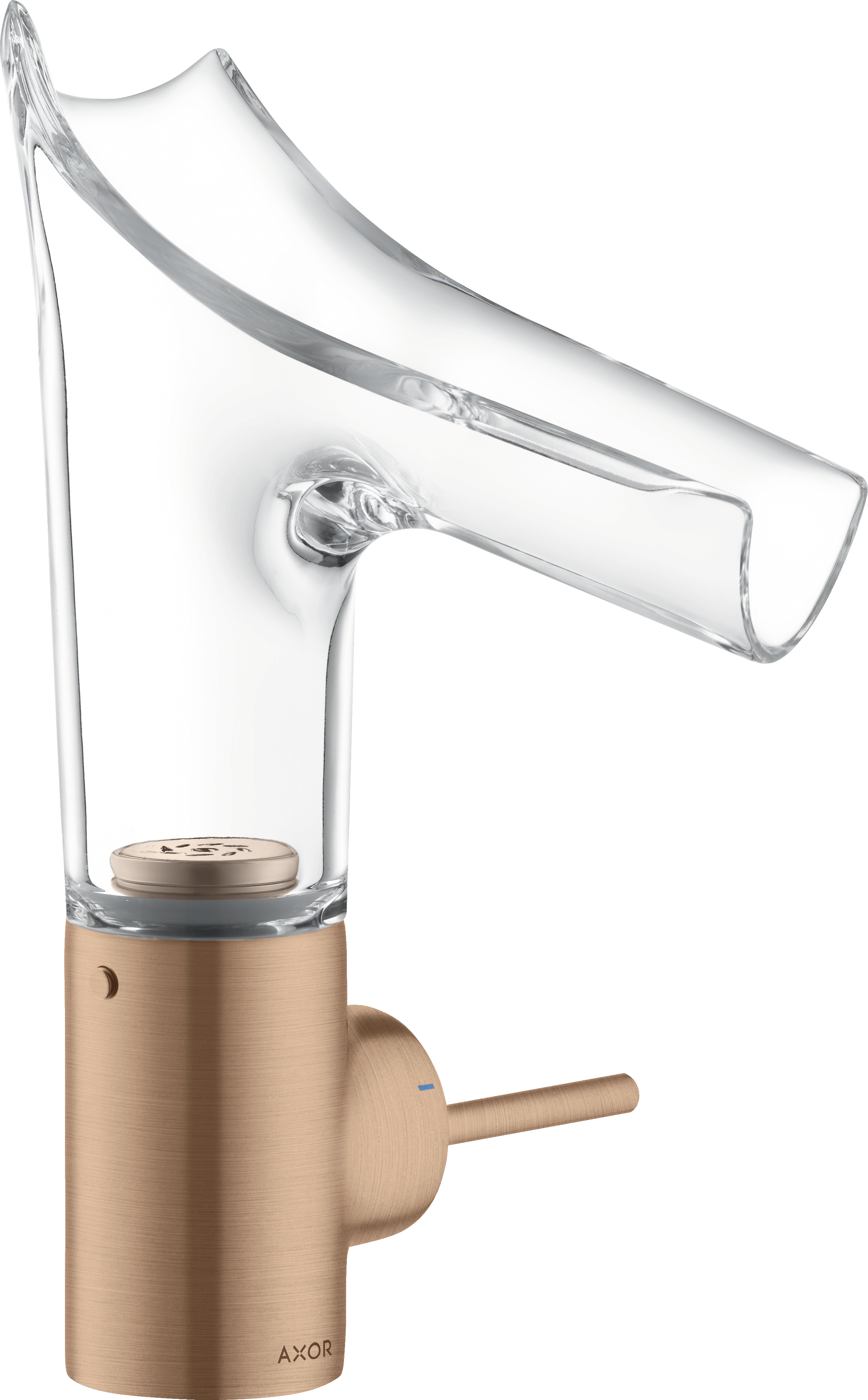 Axor Starck V Manual Mixers 395 X 278 X 160mm Rose Gold/gold - Brushed