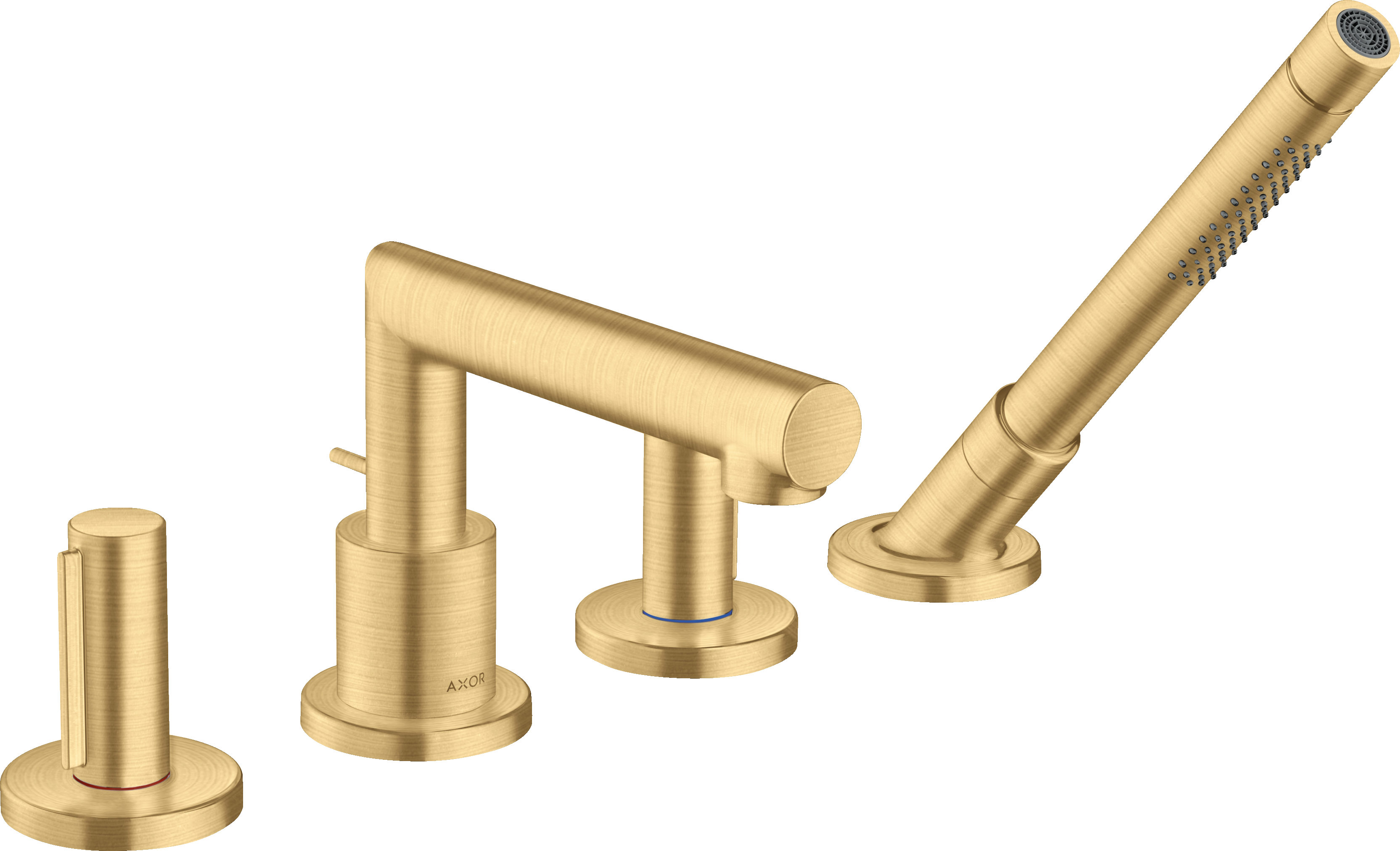 Axor Uno Bath Mixers Concealed 510 X 265 X 135mm Gold - Brushed