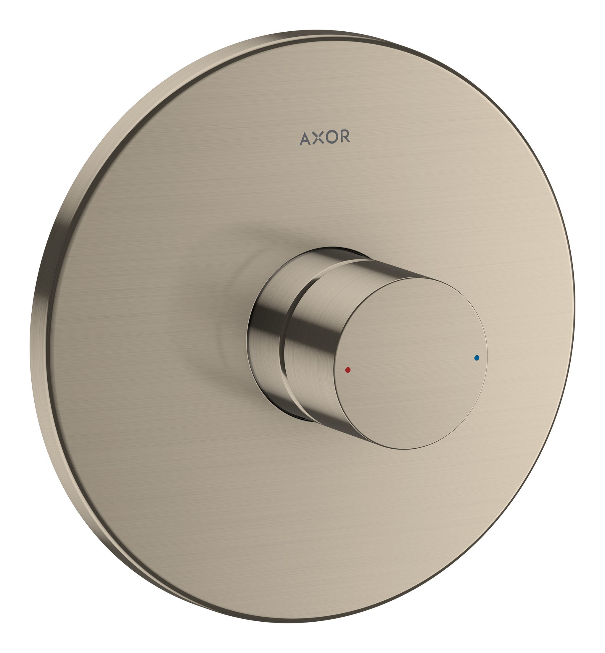Axor Uno Shower Mixers Concealed 220 X 180 X 130mm Nickel - Brushed