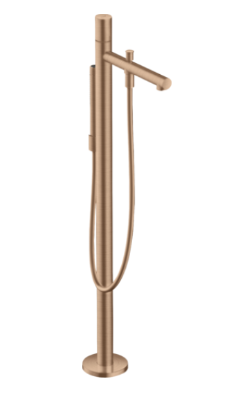 Axor Uno Bath Mixers Concealed 1205 X 380 X 225mm Rose Gold/gold - Brushed