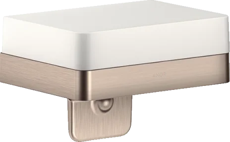Axor Universal Softsquare Lotion Dispenser 229 X 178 X 127mm Nickel - Brushed product image - Image 1