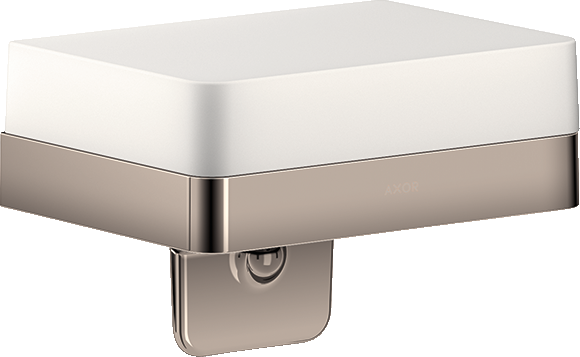 Axor Universal Softsquare Lotion Dispenser 225 X 190 X 130mm Nickel - Polished