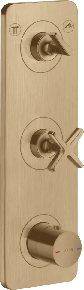 Axor Citterio E Thermostatic Shower Mixer Concealed 440 X 238 X 102mm Bronze - Brushed product image - Image 1
