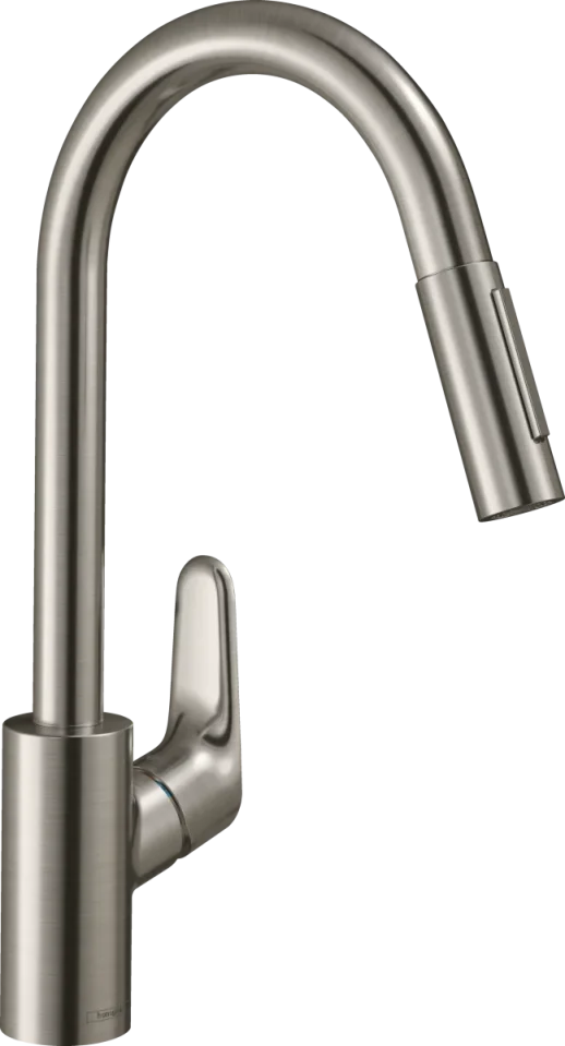 Hansgrohe Focus M41 Manual Kitchen Mixers 556 X 317 X 85mm Stainless Steel product image - Image 1