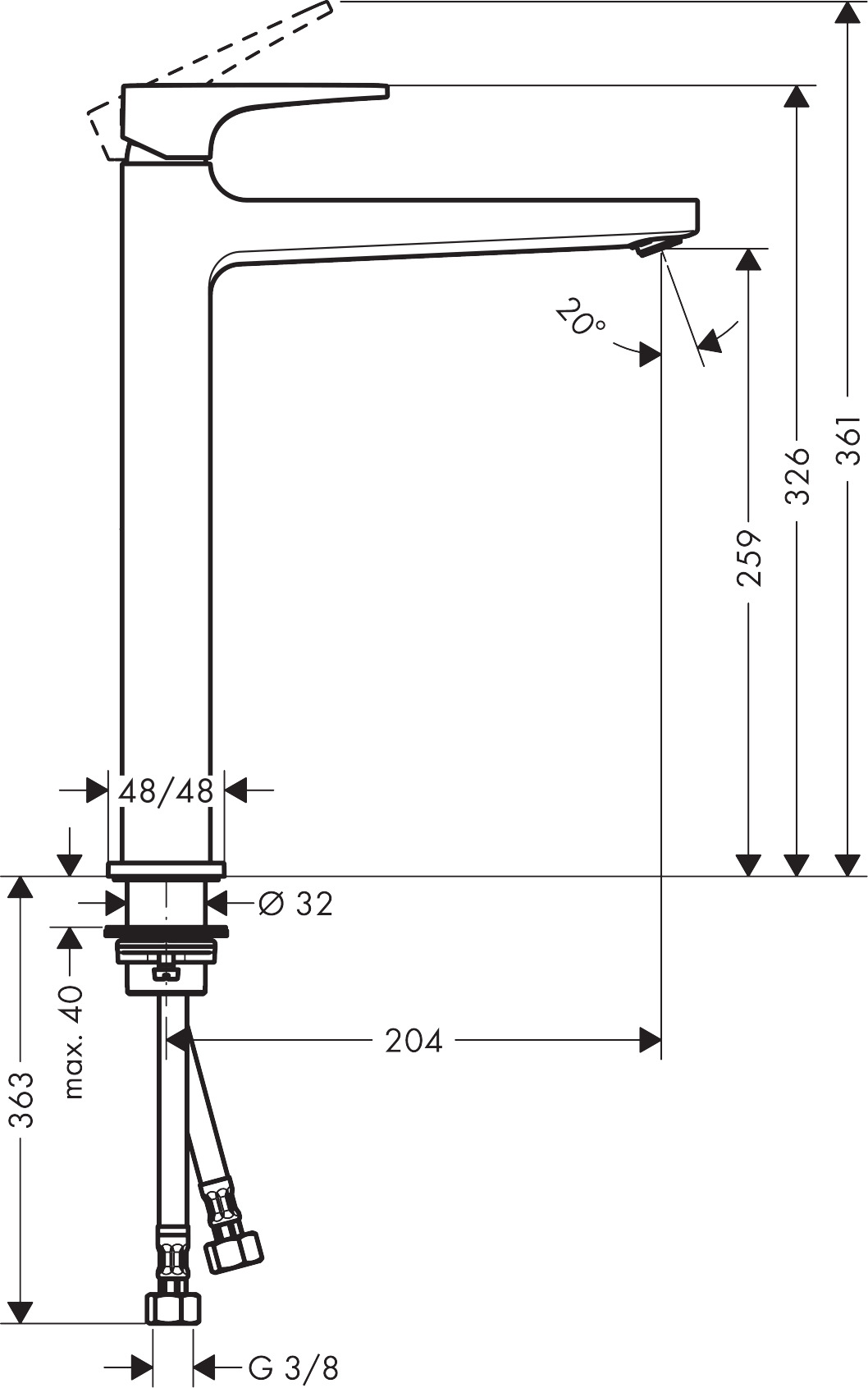 Hansgrohe Metropol Manual Mixers 558 X 312 X 80mm Gold - Polished detail view - Image 2