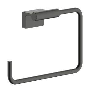 Hansgrohe Addstoris S Towel Ring 140 X 60 X 240mm Gunmetal/chrome - Brushed