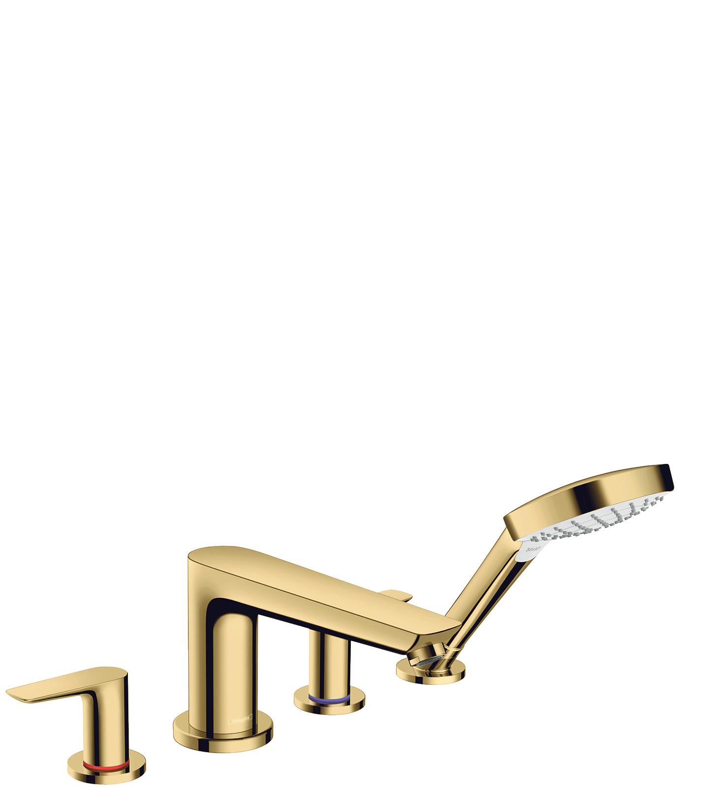 Hansgrohe Talis E Bath Mixers Concealed 504 X 269 X 131mm Gold - Polished