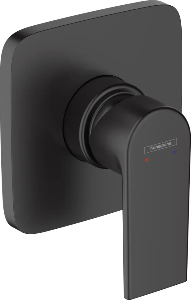 Hansgrohe Vernis Shape Shower Mixers Concealed 244 X 231 X 68mm Black - Matt product image - Image 1