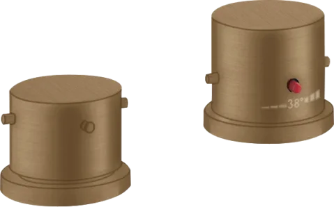 Axor Starck Thermostatic Bath Filler Concealed 130 X 110 X 87mm Bronze - Brushed product image - Image 1