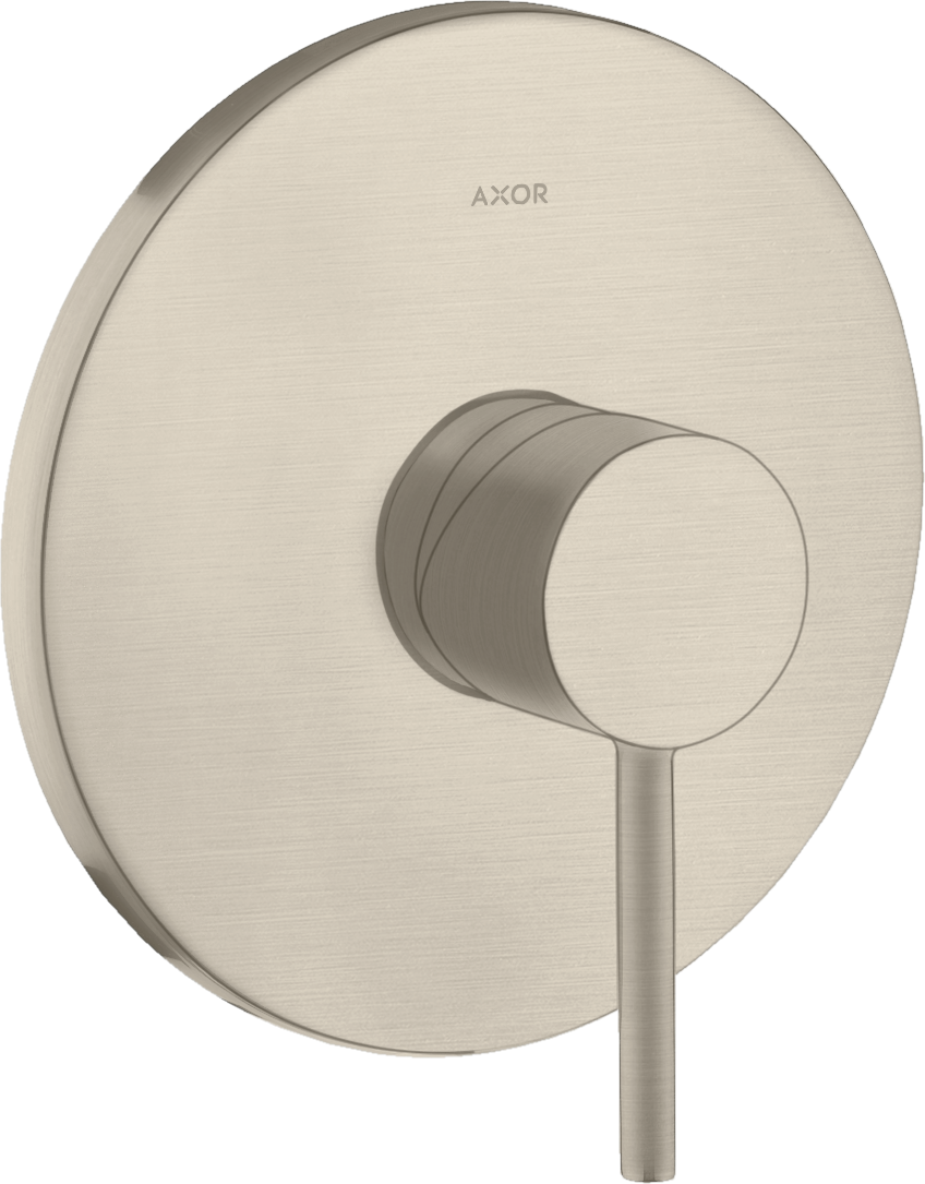 Axor Starck Shower Mixers Concealed 217 X 187 X 135mm Nickel - Brushed