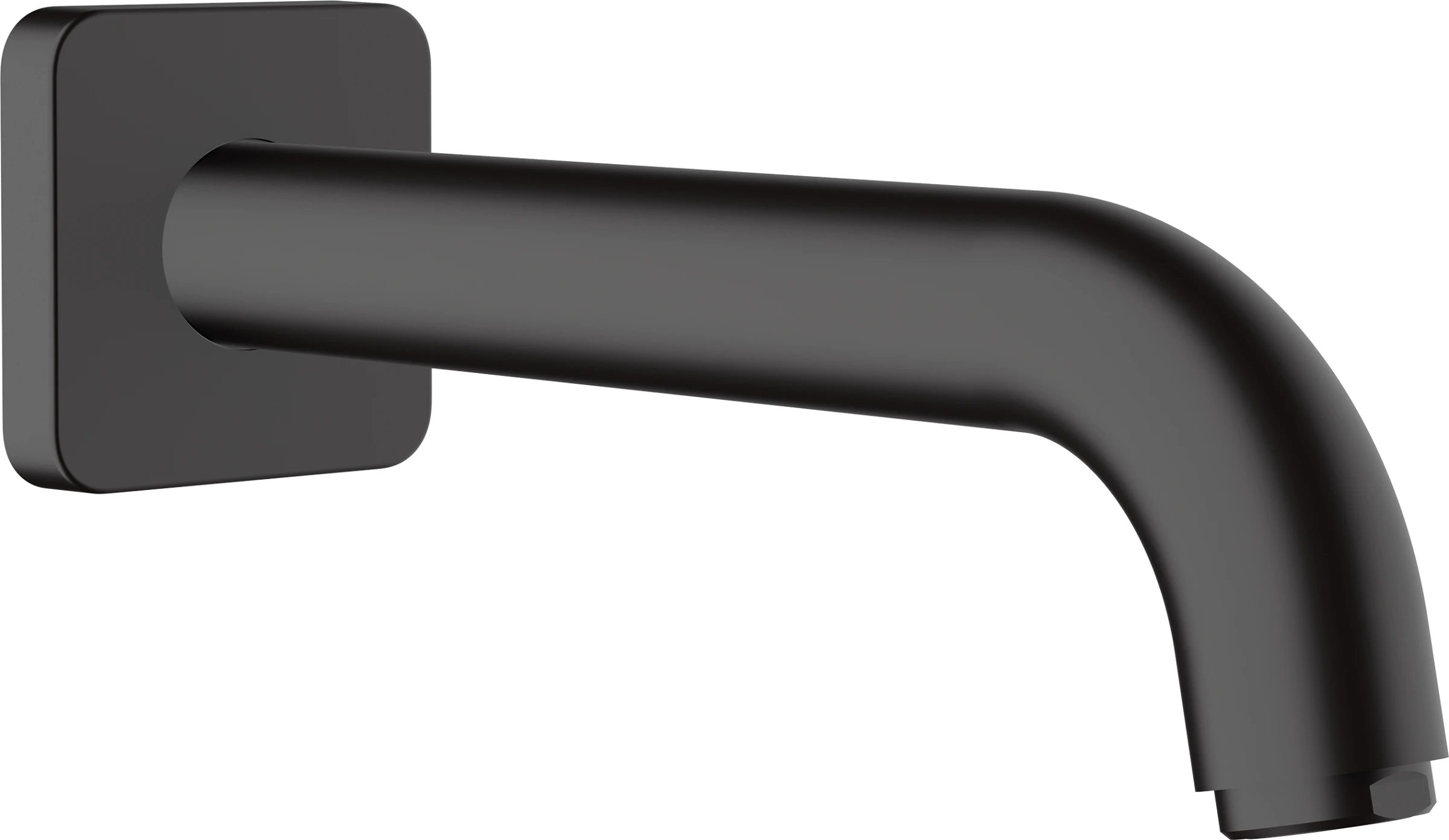 Hansgrohe Vernis Shape Bath Fillers 280 X 70 X 49mm Black - Matt