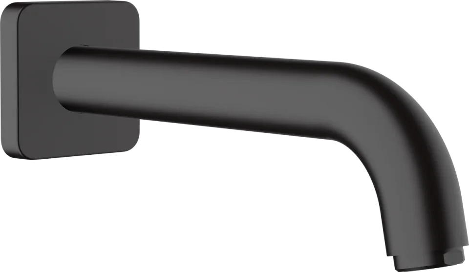 Hansgrohe Vernis Shape Bath Fillers 280 X 70 X 49mm Black - Matt product image - Image 1