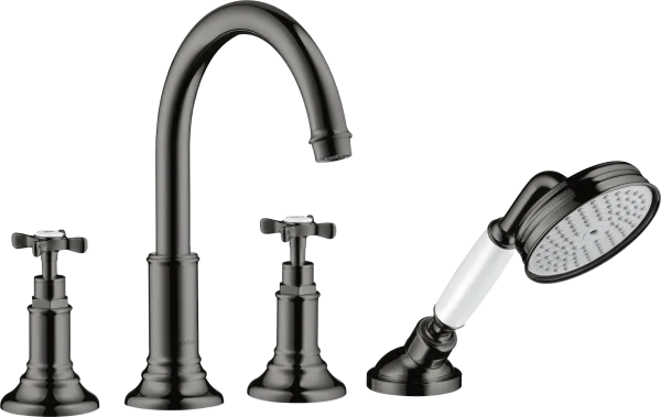 Axor Montreux Bath Mixers Concealed 504 X 263 X 128mm Gunmetal/chrome - Polished