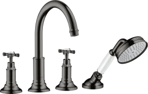 Axor Montreux Bath Mixers Concealed 504 X 263 X 128mm Gunmetal/chrome - Polished