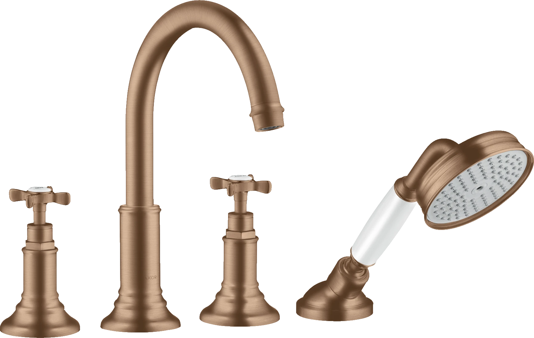 Axor Montreux Bath Mixers Concealed 504 X 263 X 128mm Rose Gold/gold - Brushed