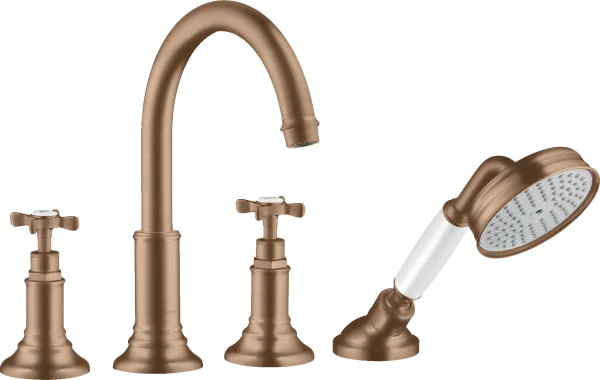 Axor Montreux Bath Mixers Concealed 504 X 263 X 128mm Rose Gold/gold - Brushed
